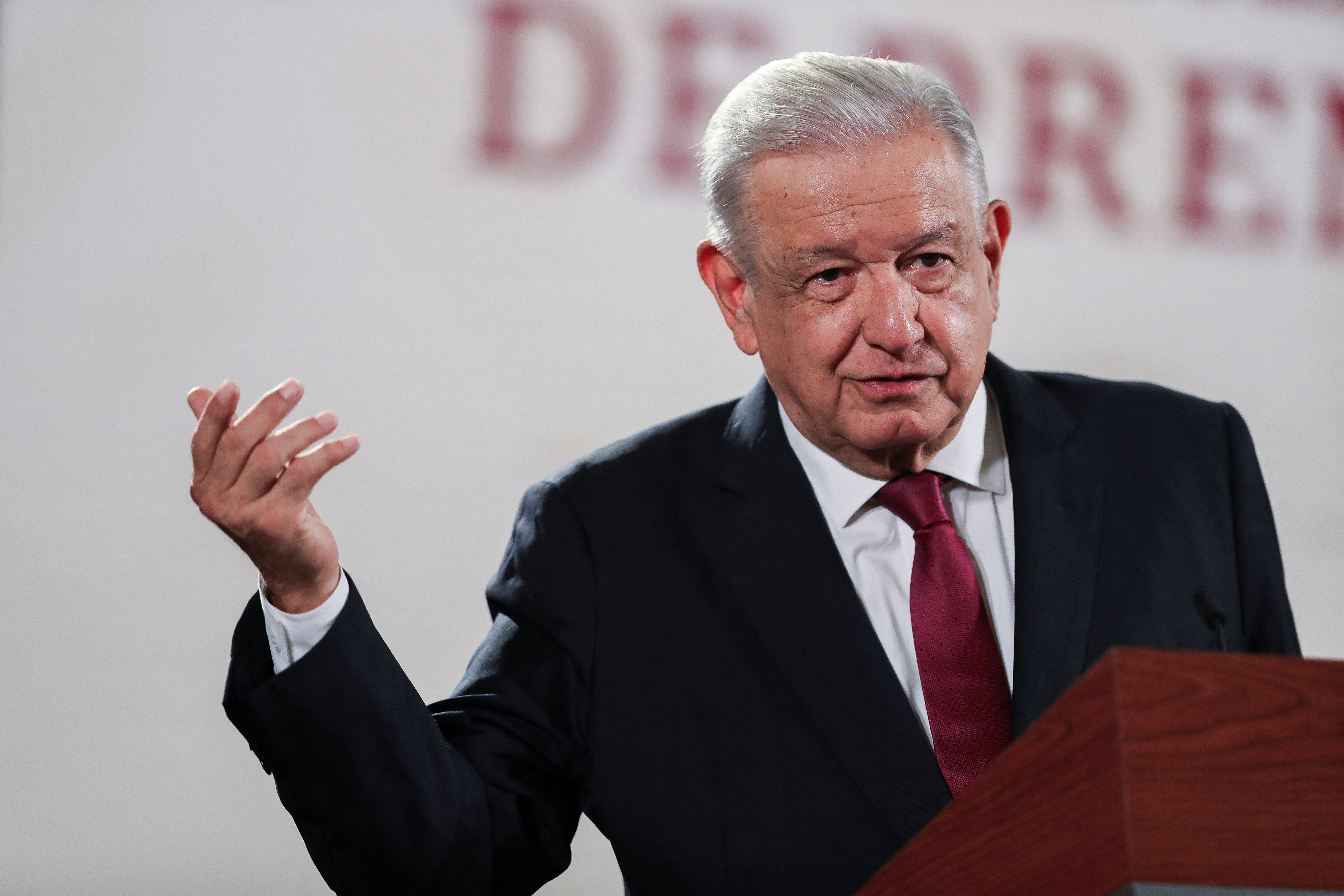 Mexico's President holds his daily news conference