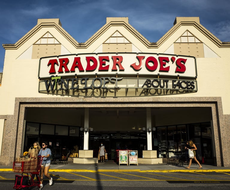 Trader Joe’s supermarket in Baltimore, MD. August 22, 2020.