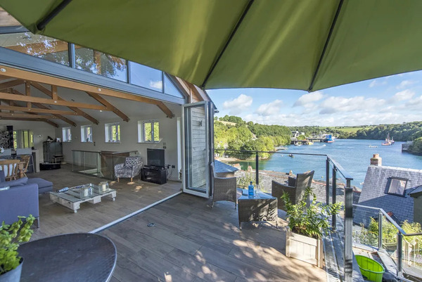 Enjoy scenic views of the Fowey estuary from this secluded property Photo John Bray estates