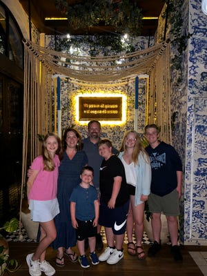 The Geren Family in Mexico in July