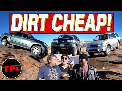 Are Old Toyotas The Most Reliable Trucks You Can Buy? We Torture Them Off-Road | Cheap Toyotas Ep.4