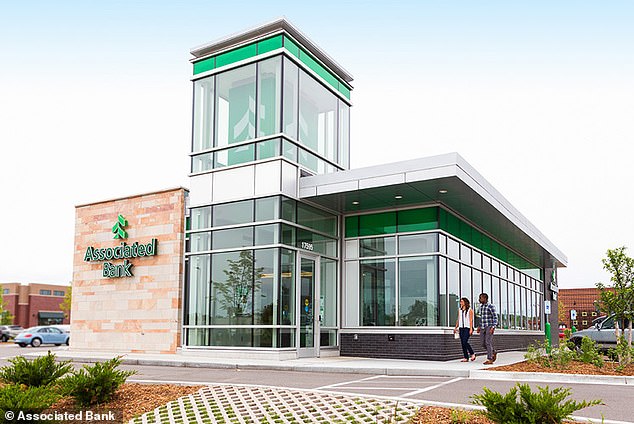 Associated Bank is headquartered in Green Bay, Wisconsin , and has 200 branches throughout Wisconsin, Illinois and Minnesota