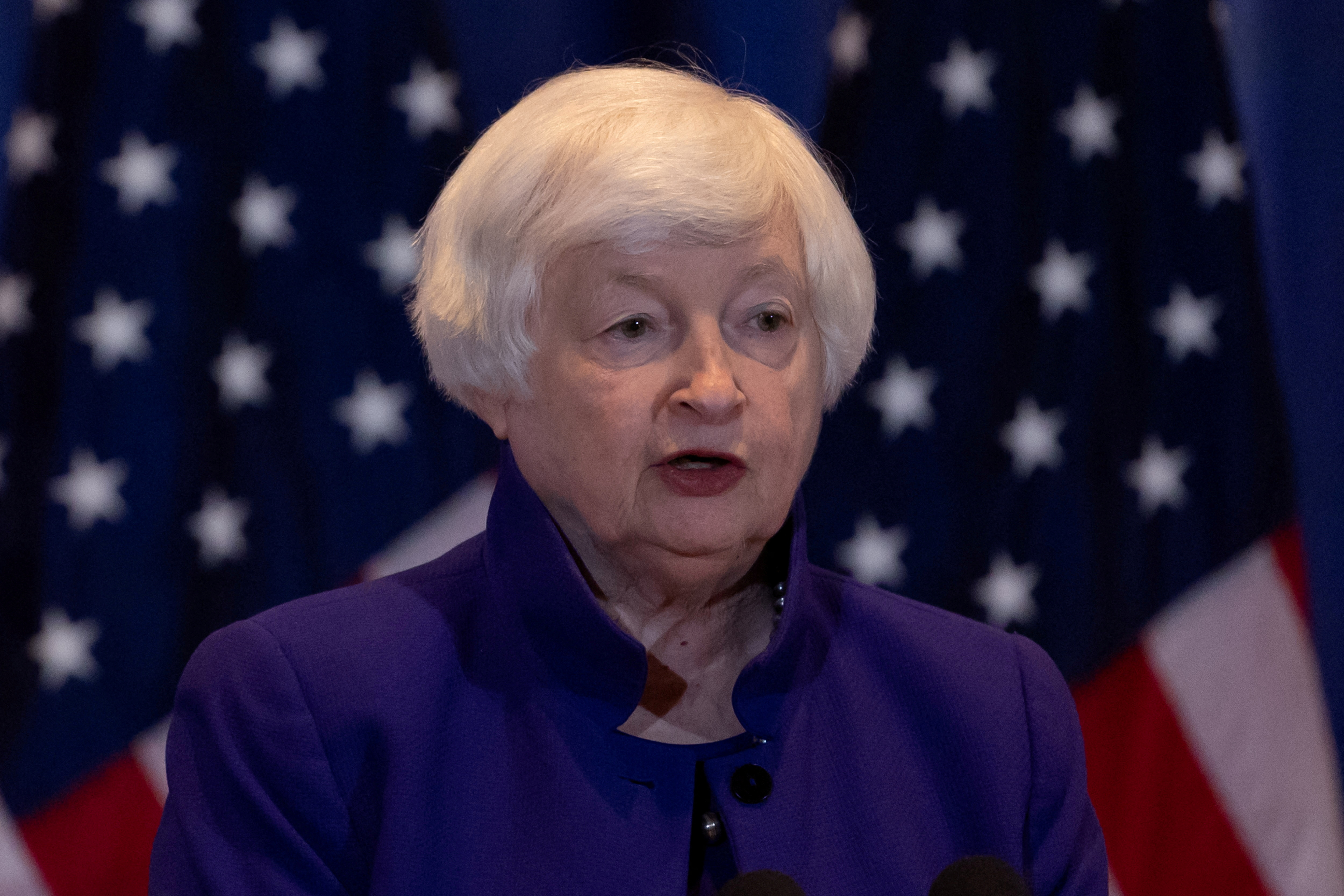 U.S. Treasury Secretary Janet Yellen in San Francisco