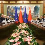 In China, EU leaders confront Beijing on trade imbalance, Russia ties