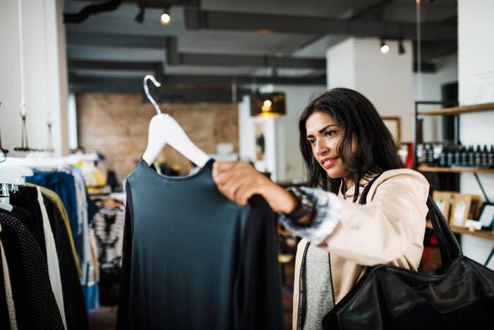 woman shopping