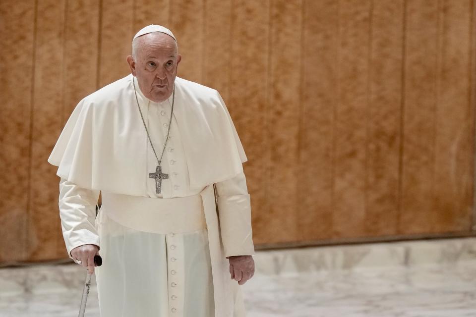 Pope Francis denounced violence in Ukraine, Gaza and Yemen (Copyright 2023 The Associated Press. All rights reserved)