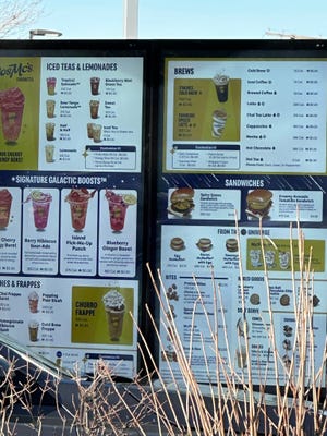 Some classic items on the menu include McMuffins and McFlurries.