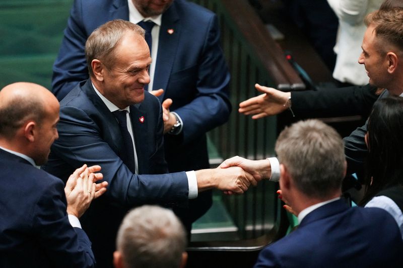 Poland's Donald Tusk wins confidence vote, sets pro-EU path