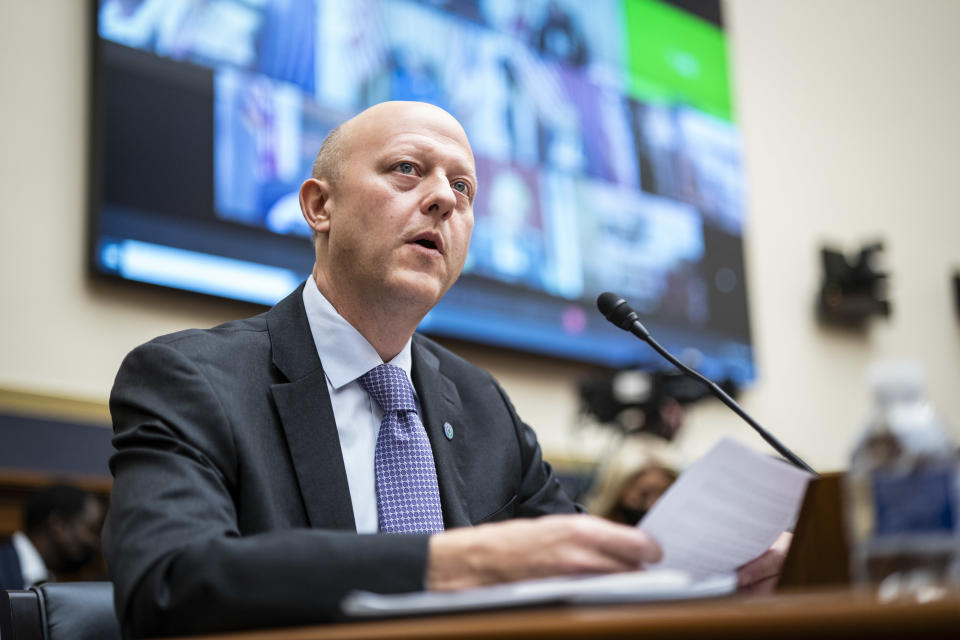 WASHINGTON, DC - DECEMBER 8: Jeremy Allaire, Co-Founder, Chairman and CEO, Circle speaks during a House Committee on Financial Services | Full Committee Hearing titled Digital Assets and the Future of Finance: Understanding the Challenges and Benefits of Financial Innovation in the United States on Capitol Hill on Wednesday, Dec. 08, 2021 in Washington, DC. (Photo by Jabin Botsford/The Washington Post via Getty Images)