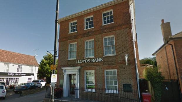 East Anglian Daily Times: Lloyds bank in High Street announced its closure in 2021.