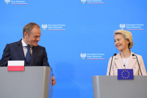 Donald Tusk Ursula von der Leyen Poland EU