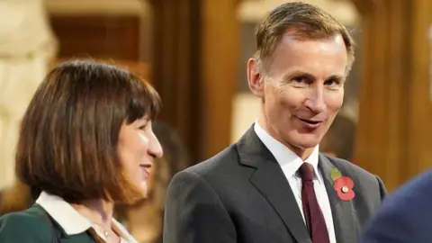 Getty Images Rachel Reeves and Jeremy Hunt