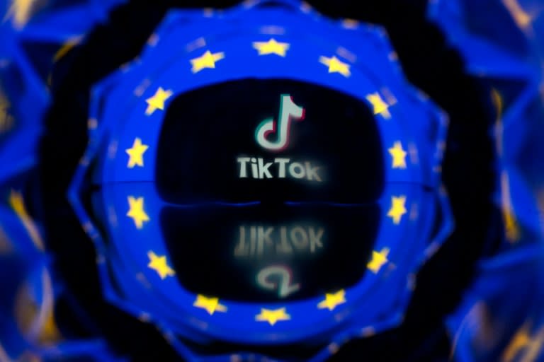 The European Commission said it launched formal infringement proceedings against TikTok over the protection of minors online (Lionel BONAVENTURE)