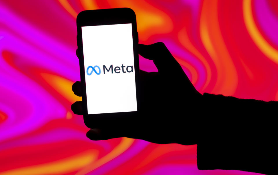Meta INDIA - 2024/01/03: In this photo illustration, the Meta logo is seen displayed on a mobile phone screen. (Photo Illustration by Idrees Abbas/SOPA Images/LightRocket via Getty Images)