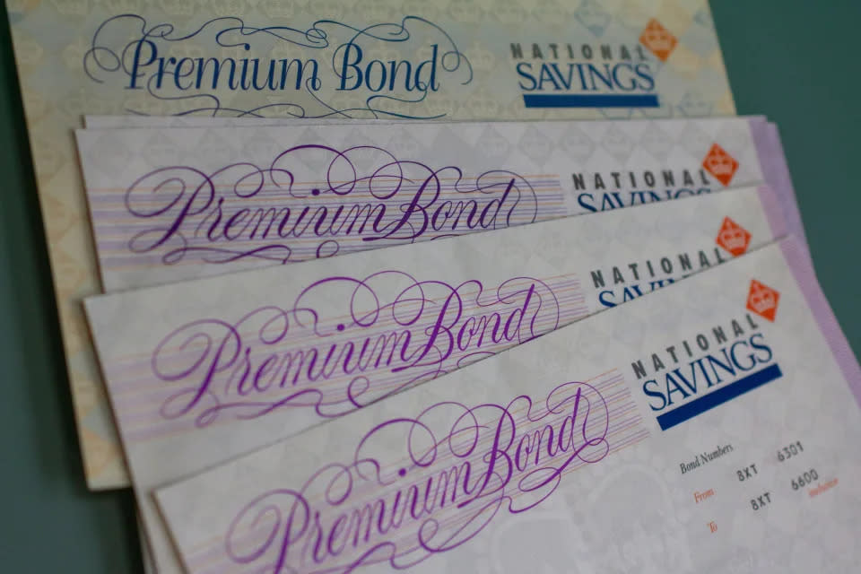 NS&I Premium Bonds issued by National Savings. Photo: PA/Alamy