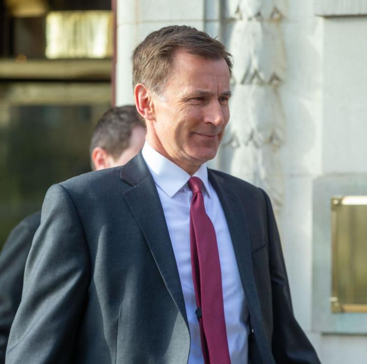 London, England, UK. 24th Mar, 2024. Chancellor of the Exchequer JEREMY HUNT is seen in Westminster as he appears on Sunday political shows. (Credit Image: © Tayfun Salci/ZUMA Press Wire) EDITORIAL USAGE ONLY! Not for Commercial USAGE! Credit: ZUMA Press, Inc./Alamy Live News