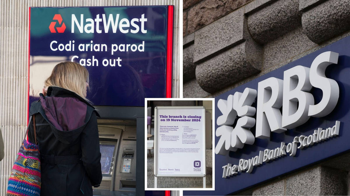 UK bank branch closures NatWest and the Royal Bank of Scotland to shut 48 more branches