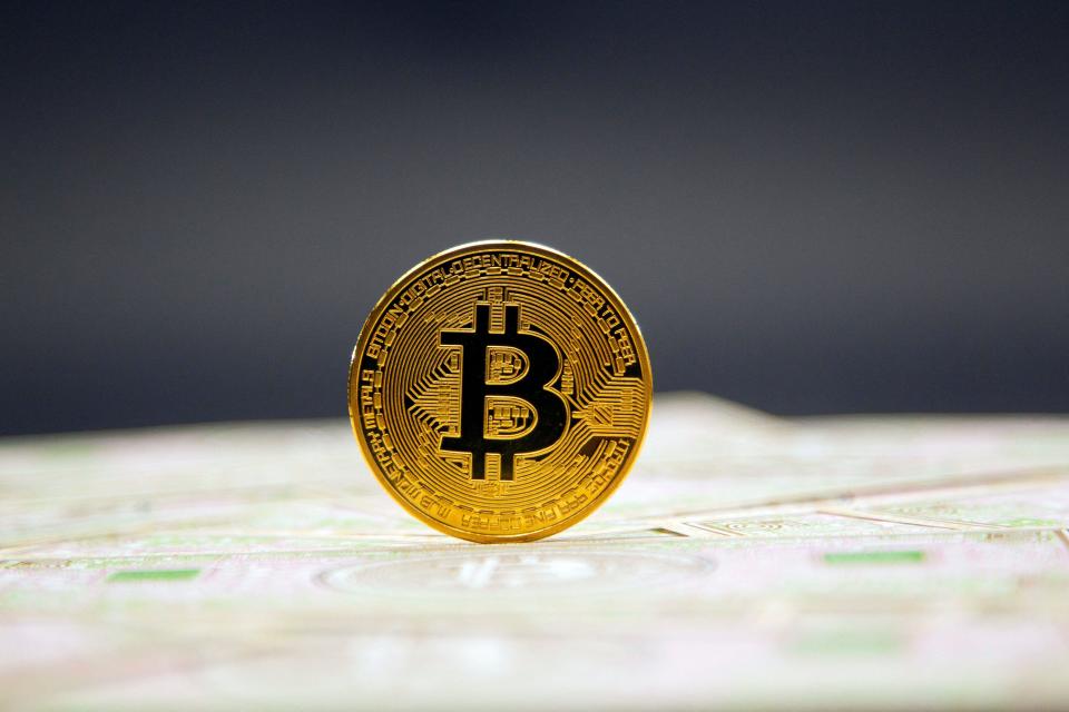 Briancon, France. 12th Mar, 2024. Illustrative image of the cryptocurrency Bitcoin (BTC), it was created in 2008, on March 12, 2024. Photo by Thibaut Durand /ABACAPRESS.COM Credit: Abaca Press/Alamy Live News