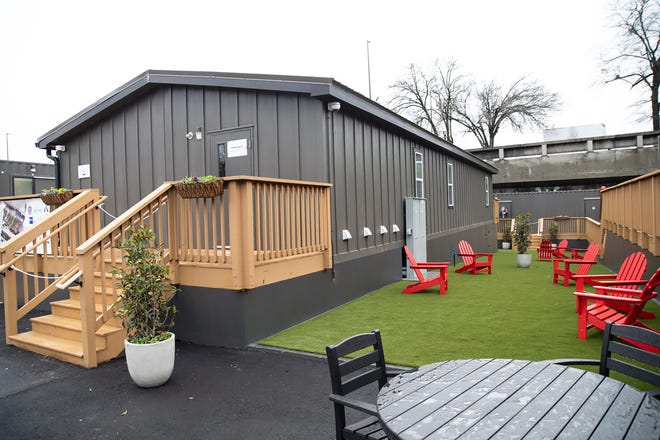 A shipping container housing complex in Atlanta called The Melody had its ribbon-cutting ceremony in January.