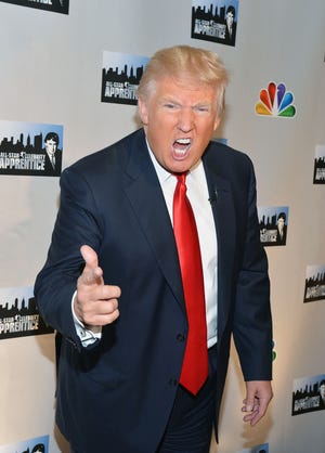 TV personality Donald Trump attends an "Apprentice" event in 2012 in New York City.
