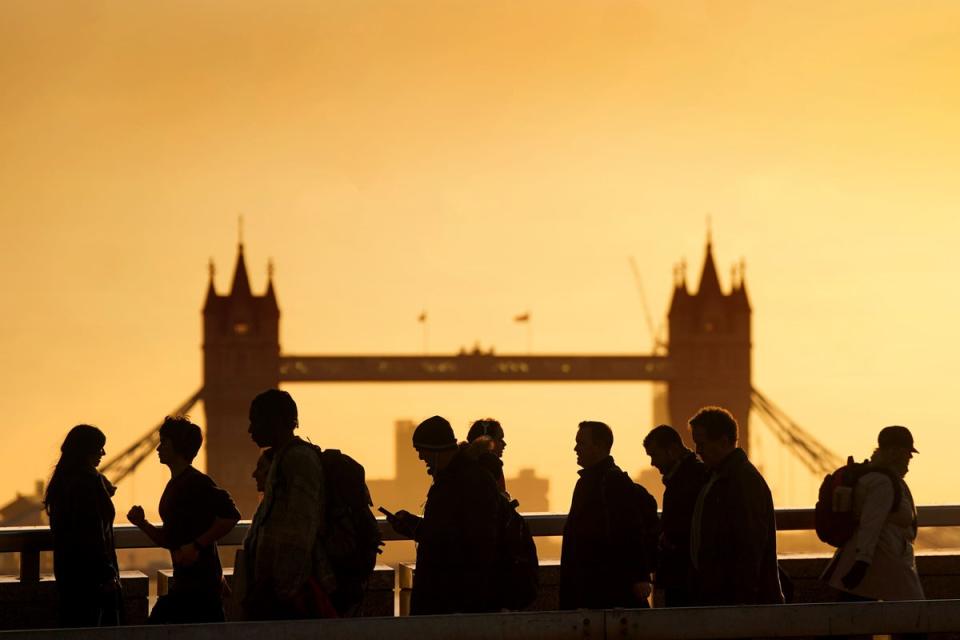 Figures Friday morning are expected to show the UK economy is continuing its recovery from recession with growth in February: but is still barely growing.  (Victoria Jones/PA) (PA Wire)