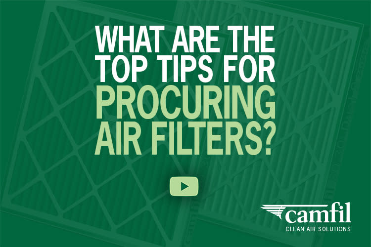 The master class, titled "What Are The Top Tips For Procuring Air Filters?" is designed to provide valuable insights into the procurement process for air filters in facilities across North America.