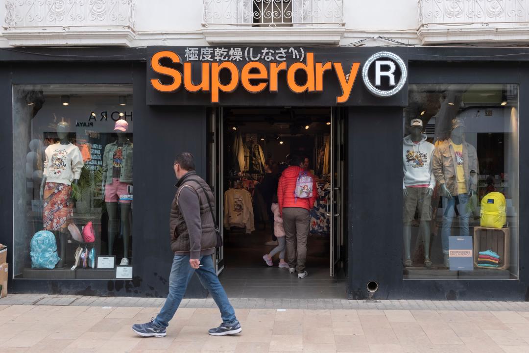 Superdry branch of the British clothing chain Superd