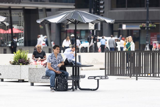 Daley Plaza, Chicago. In a new report, Illinois ranked as 26th-least-expensive among the 50 states for the cost of living the American Dream.