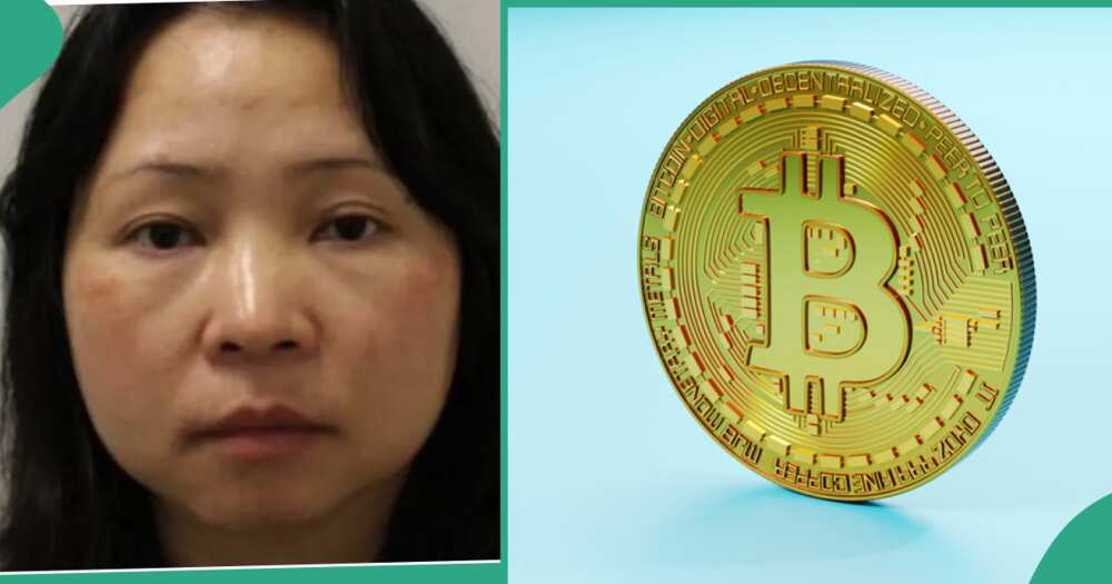Lady arrested for being in possession of £2b worth of Bitcoin.