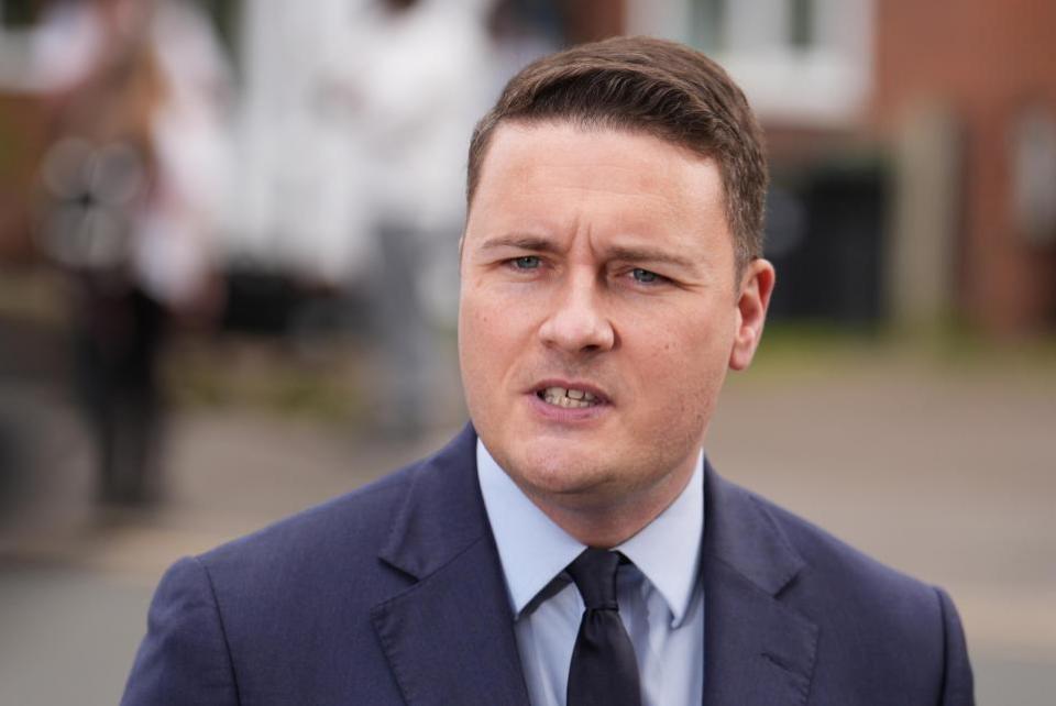 The National: Wes Streeting has said it is 'immoral' to rely on migration to staff the NHS