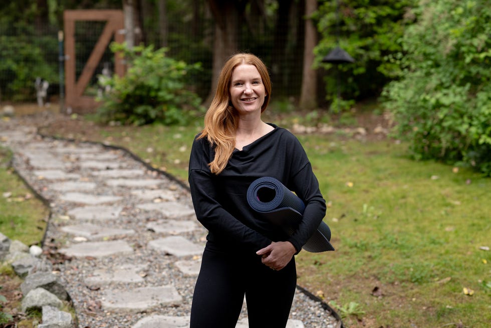 Rebecca Kase, CEO of Kase & CO, at her home in Fox Island, Wash.