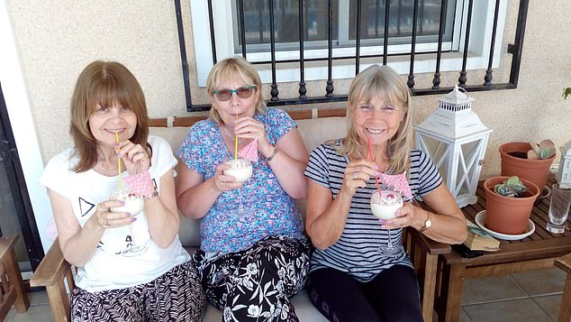 When Lynne, pictured left with her friends Nicki and Jan, reaches 66, she will get her UK state pension. The Spanish government also offers perks to pensioners ¿ both Spanish-born and Britons who've taken residency