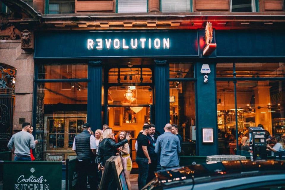 Revolution Bars said the late-night hospitality industry is facing ‘very challenging’ times (Revolution Bars/PA)