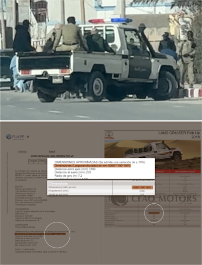 The Land Cruiser vans that enter the detention centers in Nouakchott and Nouadhibou — loaded down with migrants — match the technical characteristics of the eight supplied to the Mauritanian Gendarmerie in 2020 by the FIIAPP, the Spanish cooperation agency with which the EU channels the funds it earmarks for Africa.