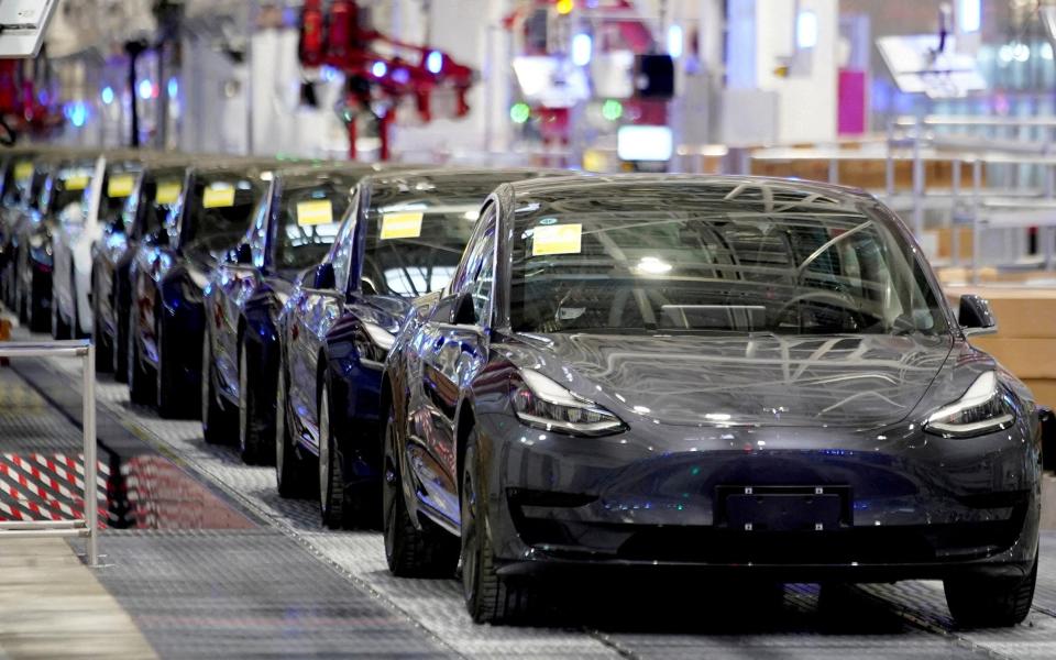 Tesla makes all of the Model 3 cars it sells in Europe at its factory in Shanghai