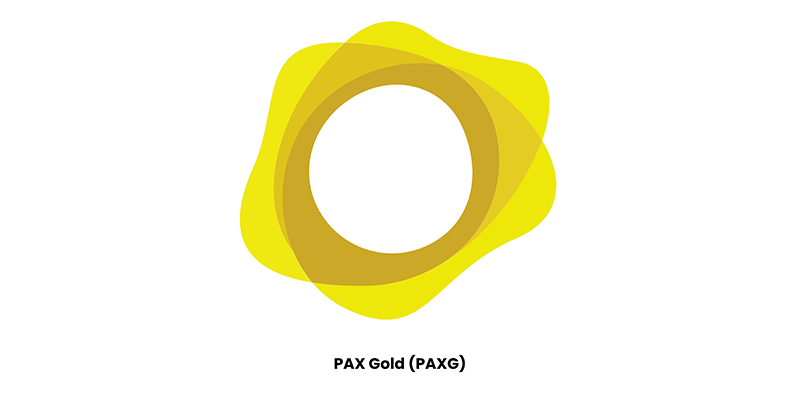 An illustration of the Pax Gold stablecoin logo on a coin.
