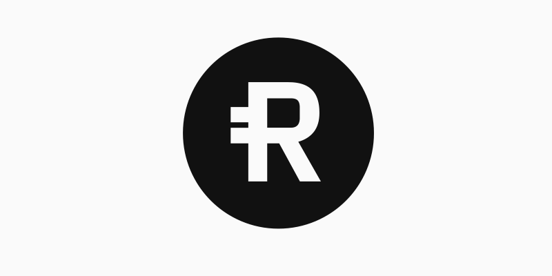An illustration of the Reserve Rights stablecoin logo on a coin.
