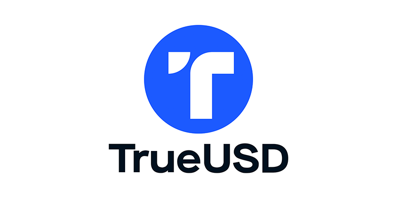 An illustration of the TrueUSD stablecoin logo on a coin.