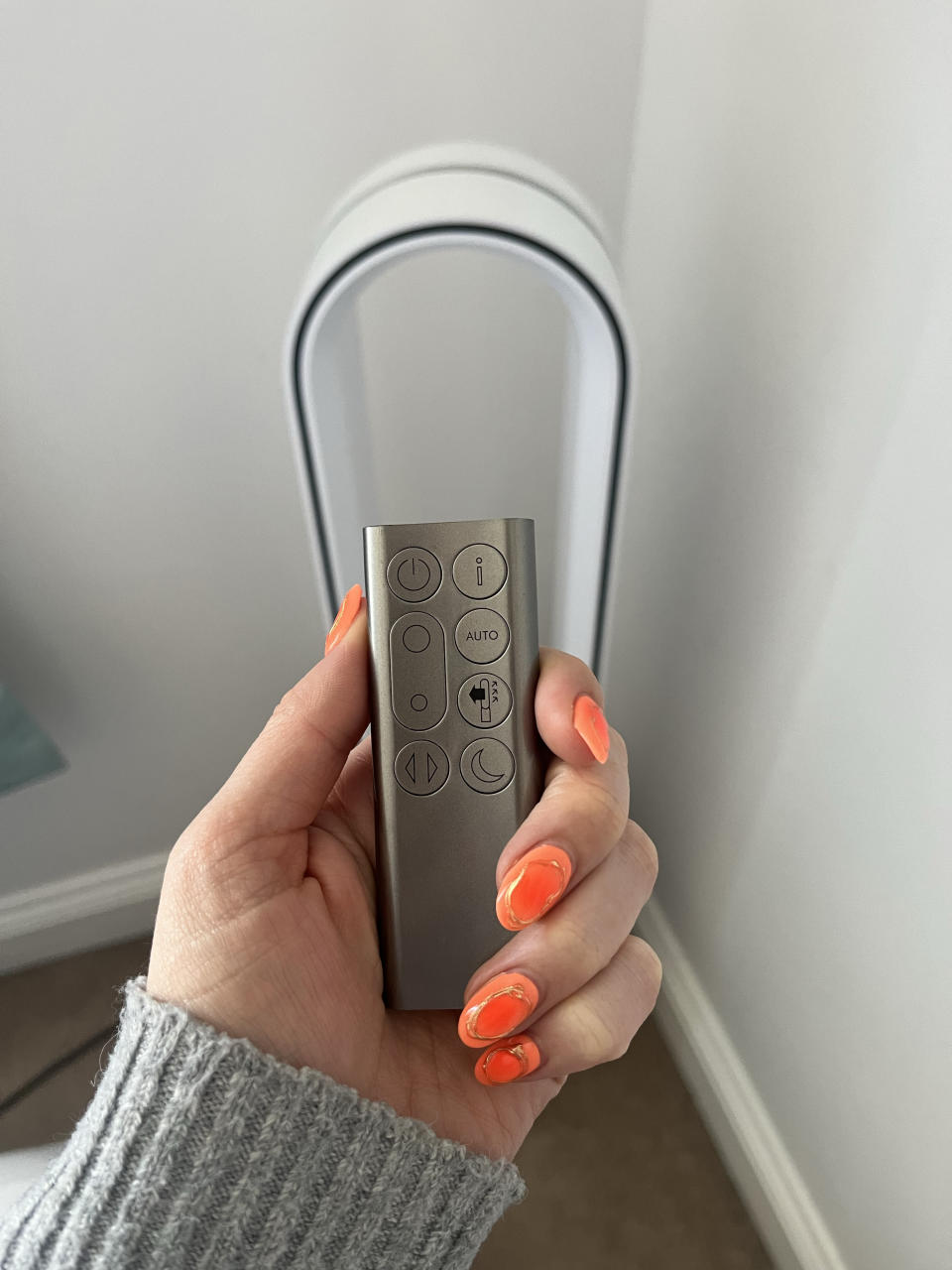 The easy-to-use remote makes changing settings or getting updates on the air quality simple. (Yahoo Life UK)