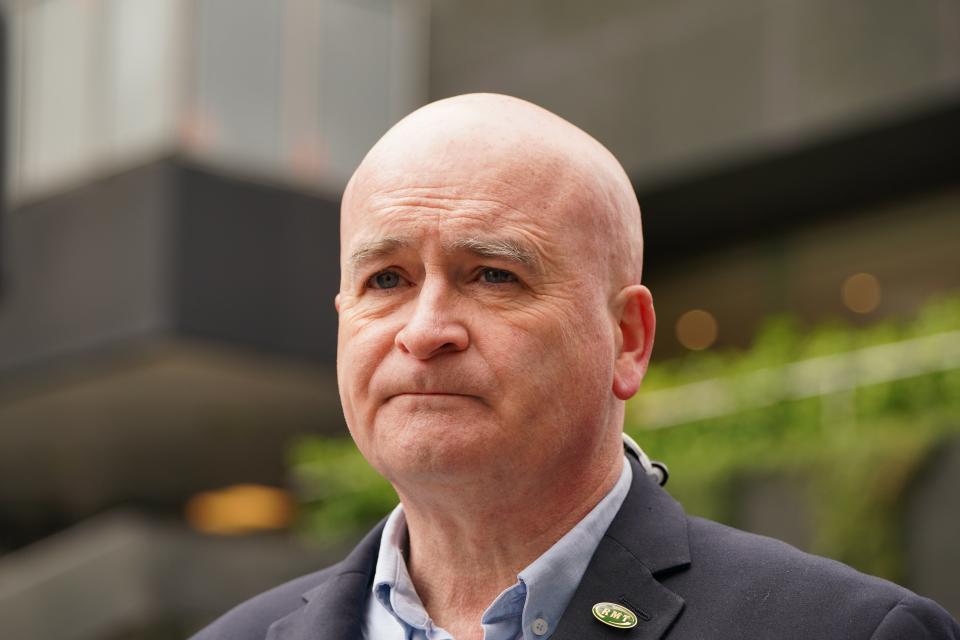 RMT general secretary Mick Lynch urged the prime minister to scrap of the two-child benefit cap and the reinstatement of the seven MPs suspended