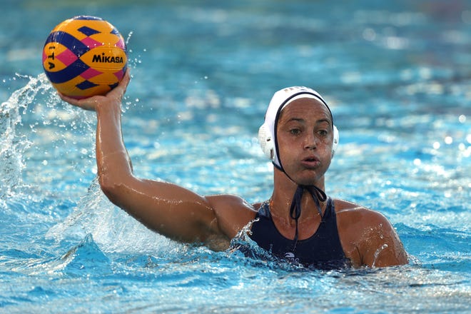 Maggie Steffens has won three gold medals for the US water polo team. The Paris Olympics mark her fourth Summer Games.