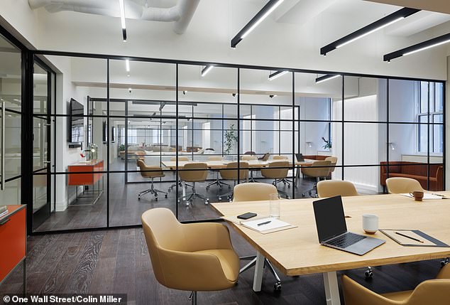 The luxury building offers spaces for those working from home