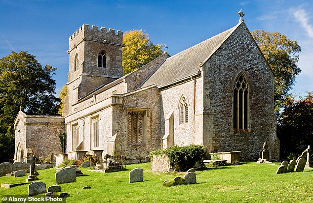 The pretty church at Ogbourne St George, nestled in the Marlborough Downs