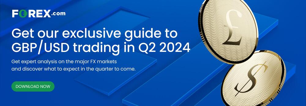 Get our exclusive guide to GBP/USD trading in Q2 2024